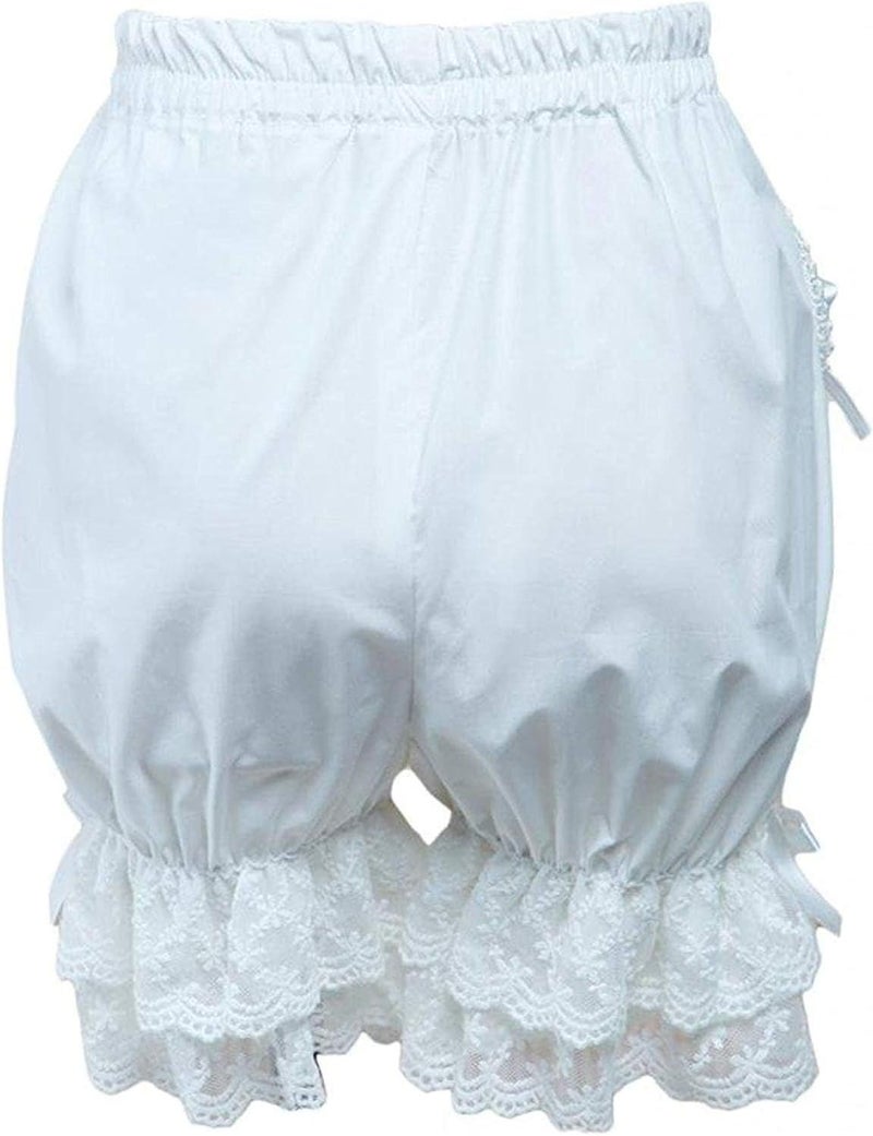 Cemavin Women Cute white Lace Lolita Bloomers - Image 5
